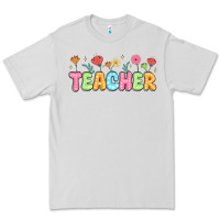 Dove Grey custom teacher flowers Premium Tee - JahusDesignShop