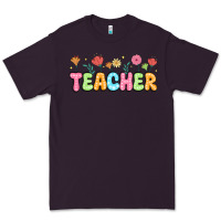 Plum custom teacher flowers Premium Tee - JahusDesignShop