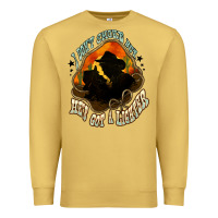 Antique Gold I don't smoke but he's got a lighter Premium Sweatshirt - HowdyJamesFarm