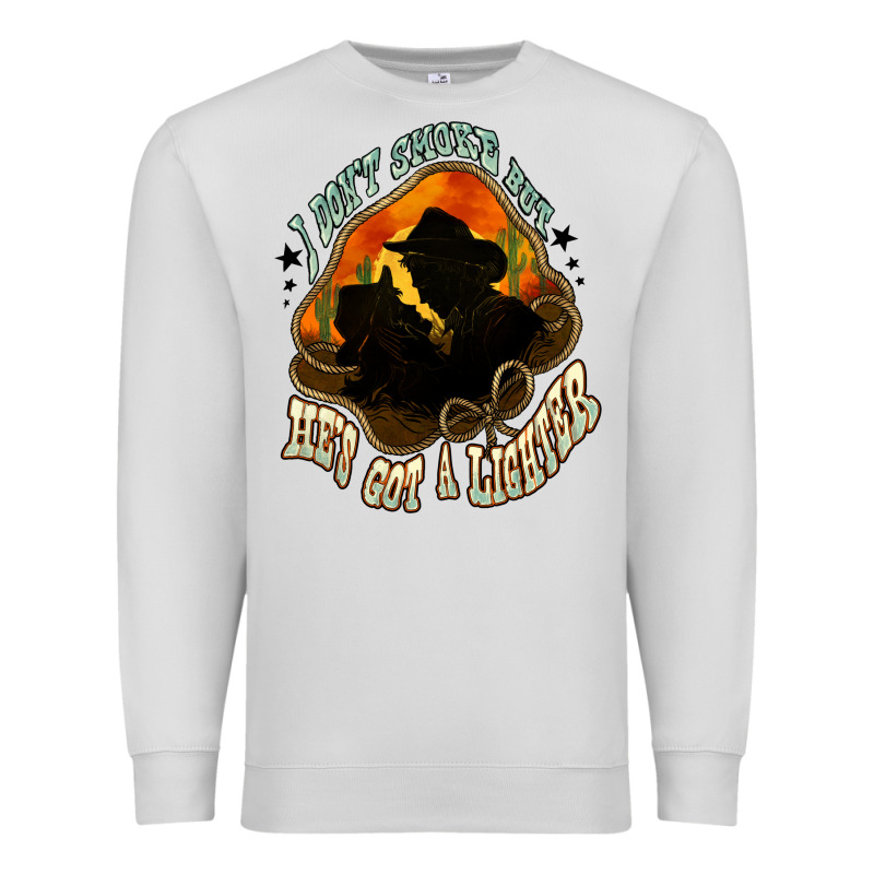 I Don't Smoke But He's Got A Lighter Premium Sweatshirt by HowdyJamesFarm | Teevron