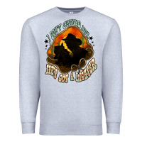Heather Grey I don't smoke but he's got a lighter Premium Sweatshirt - HowdyJamesFarm