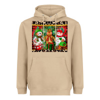 Mushroom christmas snowman polar bear reindeer Heavyweight Hoodie - CowGirlArtShop