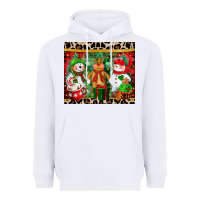 Christmas Snowman Polar Bear Reindeer Heavyweight Hoodie | Teevron