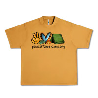 Peanut Butter peace love camping Urban Heavy Tee - NancyCooperArtShop