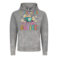 Cloud Rock great ideas come after coffee Vintage Hoodie - MaliasSmallBusiness