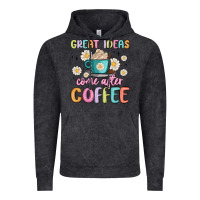 Great Ideas Come After Coffee Vintage Hoodie | Teevron