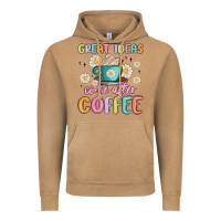 Vintage Camel great ideas come after coffee Vintage Hoodie - MaliasSmallBusiness