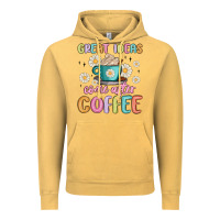 Vintage Mustard great ideas come after coffee Vintage Hoodie - MaliasSmallBusiness