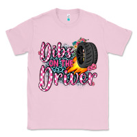 Bubblegum Pink dibs on the driver Classic Tee - JahusDesignShop