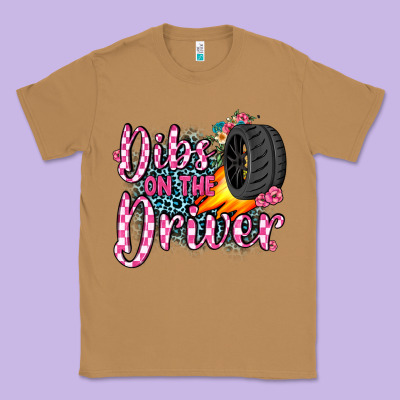 Dibs On The Driver Classic Tee Designed By Jahusdesignshop