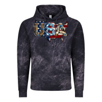 Cloud Black usa american flag background Vintage Hoodie - Jasminsmagicworld