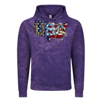 Cloud Purple usa american flag background Vintage Hoodie - Jasminsmagicworld