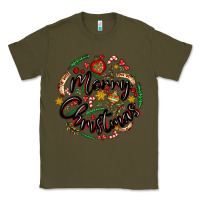 Army Green merry christmas Classic Tee - MaliasSmallBusiness