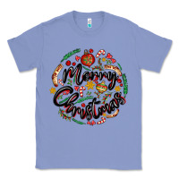 Colony Blue merry christmas Classic Tee - MaliasSmallBusiness