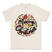 Natural merry christmas Classic Tee - MaliasSmallBusiness
