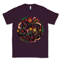Plum merry christmas Classic Tee - MaliasSmallBusiness