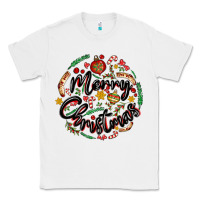 White merry christmas Classic Tee - MaliasSmallBusiness