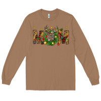 Toasted Coconut Western Mom With Reindeer Long Sleeve Tee - BundleAndBundleShop