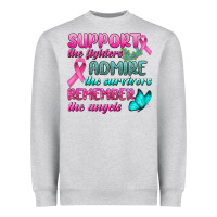 Support The Lighters Admire The Survivors Remember The Angels Heavyweight Sweatshirt | Teevron