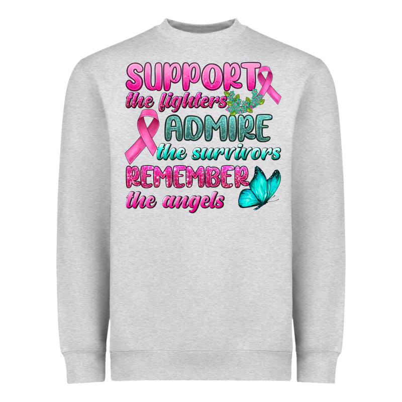Support The Lighters Admire The Survivors Remember The Angels Heavyweight Sweatshirt by BundleAndBundleShop | Teevron