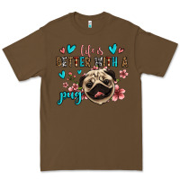 Cacao life is better with a pug Premium Tee - Jasminsmagicworld