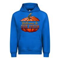 Cobalt welcome to our patch Urban Hoodie - BundleAndBundleShop