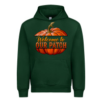 Forest Green welcome to our patch Urban Hoodie - BundleAndBundleShop