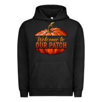 Pigment Black welcome to our patch Urban Hoodie - BundleAndBundleShop