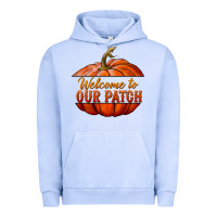 Pigment Grape Ice welcome to our patch Urban Hoodie - BundleAndBundleShop