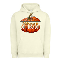 Pigment Pistachio welcome to our patch Urban Hoodie - BundleAndBundleShop