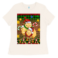 Bone Christmas chick air freshener Ladies Tee - Artiststas