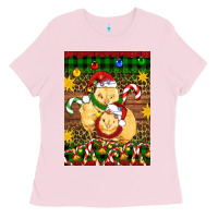 Bubblegum Pink Christmas chick air freshener Ladies Tee - Artiststas