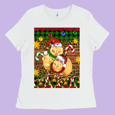Christmas Chick Air Freshener Ladies Tee Designed By Artiststas