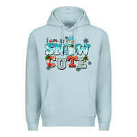 Blue Mist i am snow cute Premium Hoodie - CowGirlArtShop