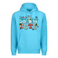Ocean Blue i am snow cute Premium Hoodie - CowGirlArtShop