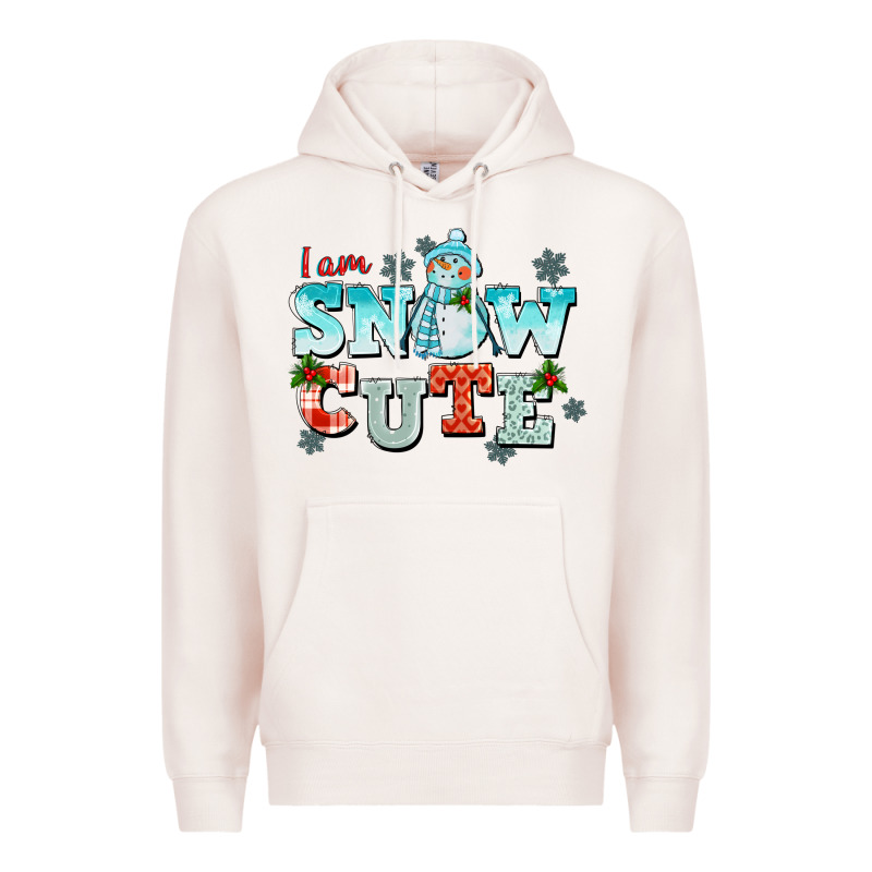I Am Snow Cute Premium Hoodie by CowGirlArtShop | Teevron