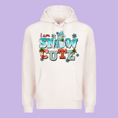 I Am Snow Cute Premium Hoodie Designed By Cowgirlartshop