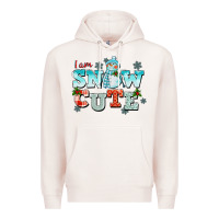 Pale Pink i am snow cute Premium Hoodie - CowGirlArtShop