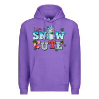 Purple i am snow cute Premium Hoodie - CowGirlArtShop