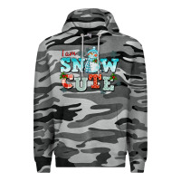 Slate Camo i am snow cute Premium Hoodie - CowGirlArtShop