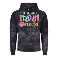 Cloud Black just a small town florist Vintage Hoodie - MaliasSmallBusiness