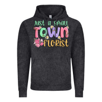 Vintage Black just a small town florist Vintage Hoodie - MaliasSmallBusiness