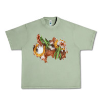 Oil Green horseshoe cowhide cactus patch Urban Heavy Tee - AdoDesignShop