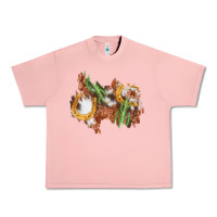 Salmon horseshoe cowhide cactus patch Urban Heavy Tee - AdoDesignShop