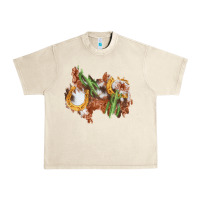 Sandshell horseshoe cowhide cactus patch Urban Heavy Tee - AdoDesignShop