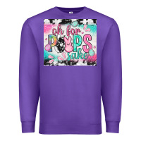 Purple Oh for peeps sake with cowhide tumbler Easter Day Premium Sweatshirt - HowdyJamesFarm
