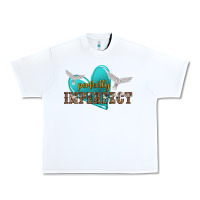 White perfectly imperfect Urban Heavy Tee - NancyCooperArtShop