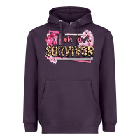 Plum im a survivor cancer awareness Heavyweight Hoodie - CowGirlArtShop