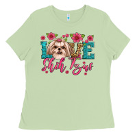 Matcha love shih tzus Ladies Tee - JahusDesignShop