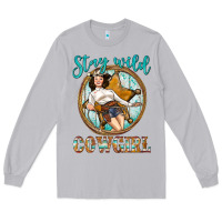 Moon Dust Western Stay Wild Cowgirl Long Sleeve Tee - BundleAndBundleShop